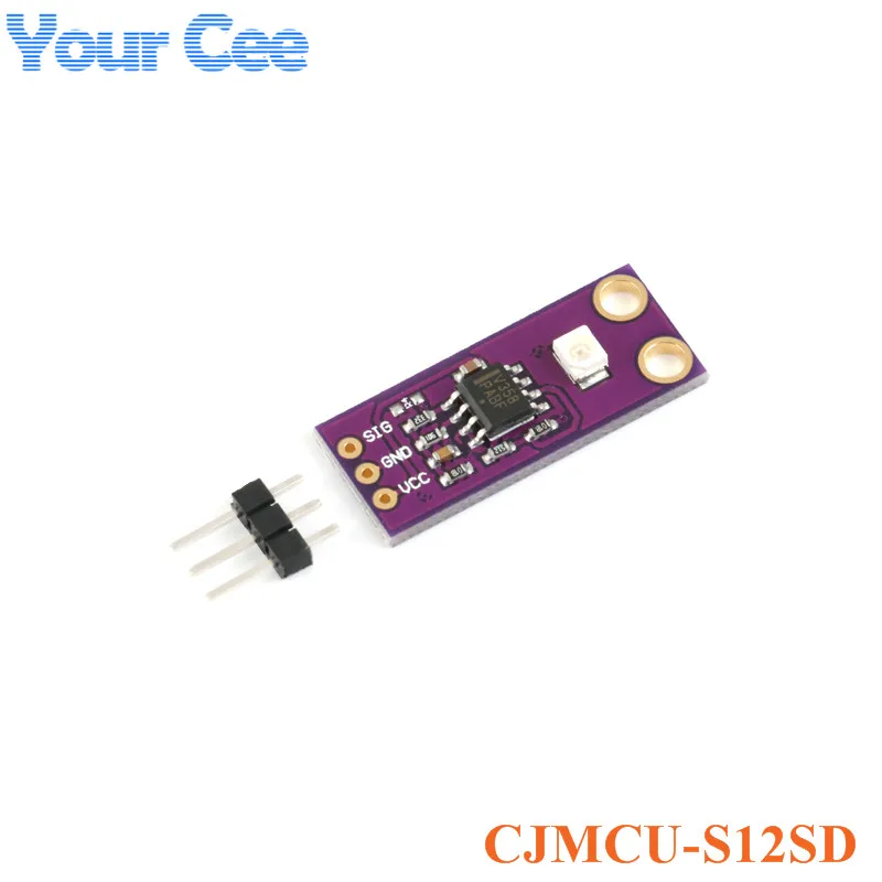 CJMCU-S12SD Ультрафиолетовый датчик обнаружения интенсивности света модуль датчика высокой чувствительности VEML6070 EML6075 CJMCU-6070 S12SD для Arduino - Цвет: CJMCU-S12SD