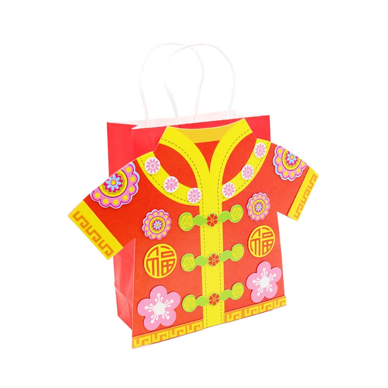 Смешные ручные сумки "Танцевальный костюм Танг" набор для создания сумки DIY игрушки подарки для детей искусство и ремесло образовательные для детей.