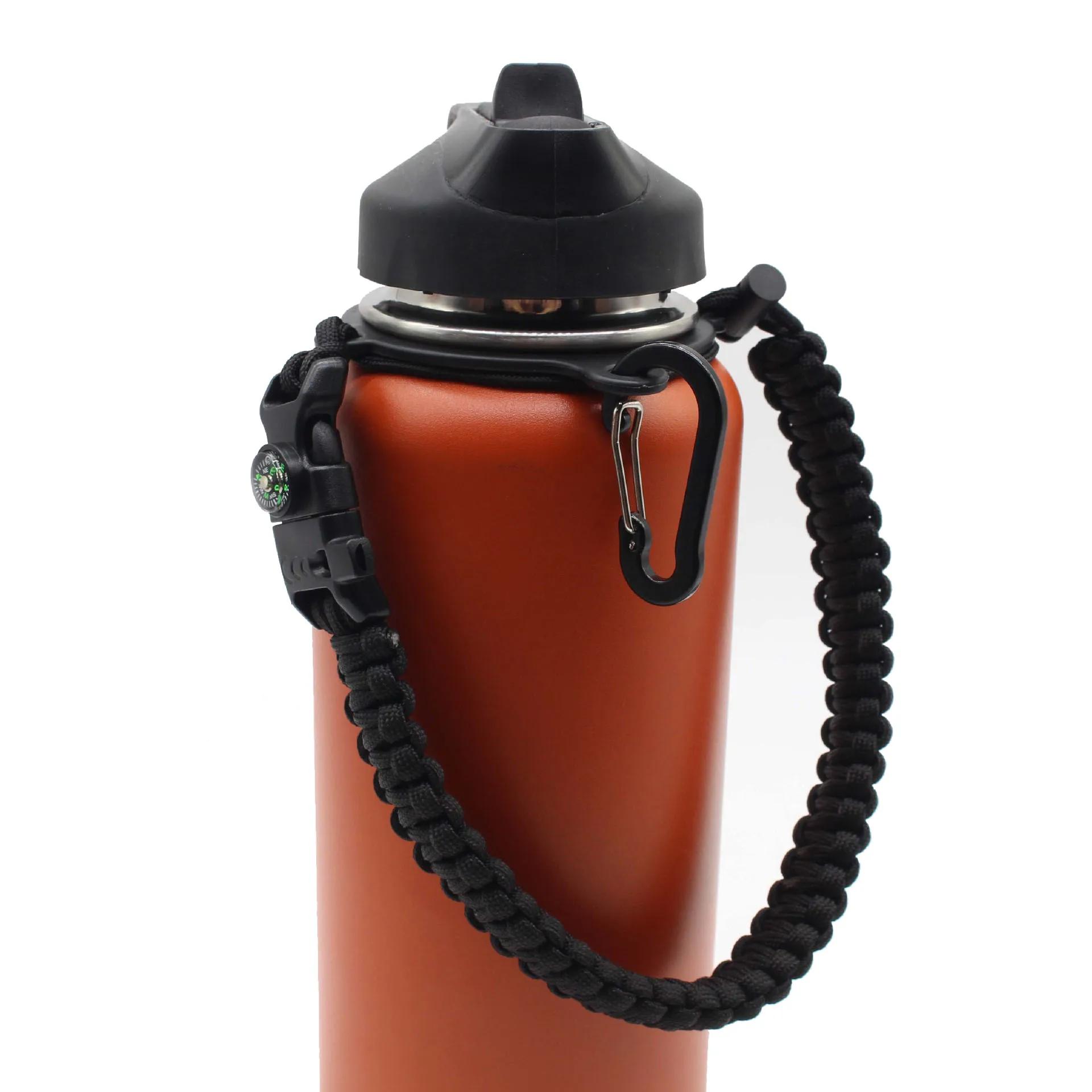 Paracord Woven Thermos Cup Carrying Rope Cups Handle Multi-Function Release Buckle Survival Chain Bracelet | Спорт и развлечения