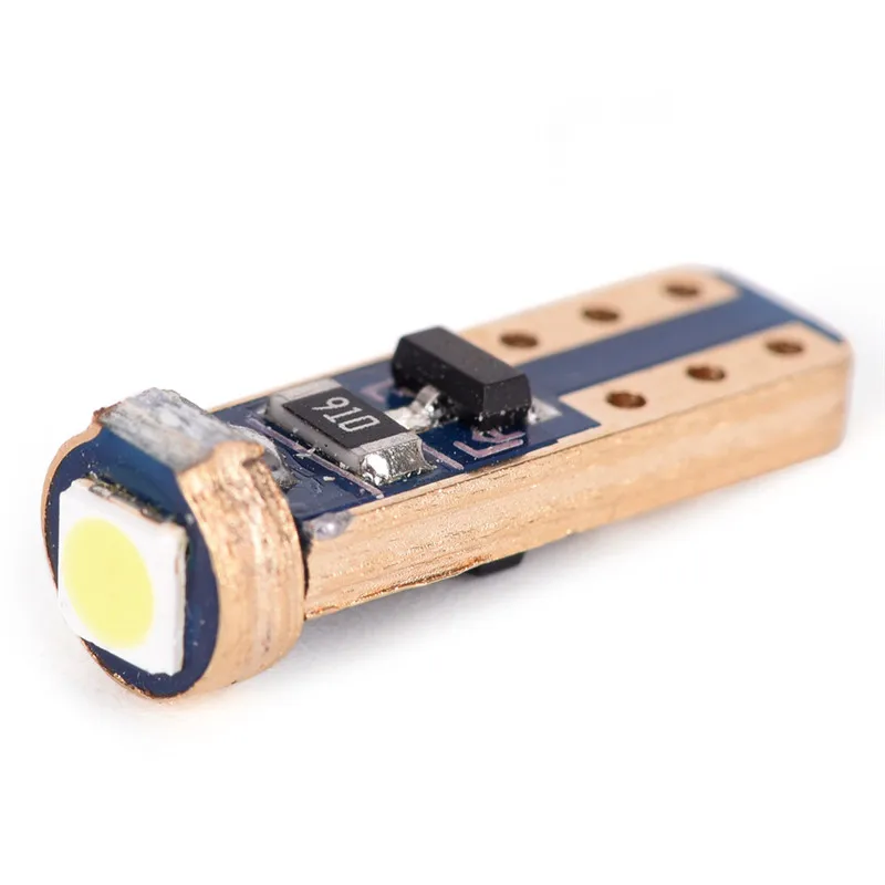 

10 шт. X T5 3030 12 В Canbus 37 70 73 74 W5W LED 1SMD белая лампа borad
