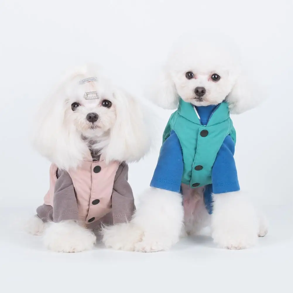 

Pet Jacket Double-sided Keep Warmth Skin Friendly Thickened Pet Dogs Vest Coat Costume for Winter