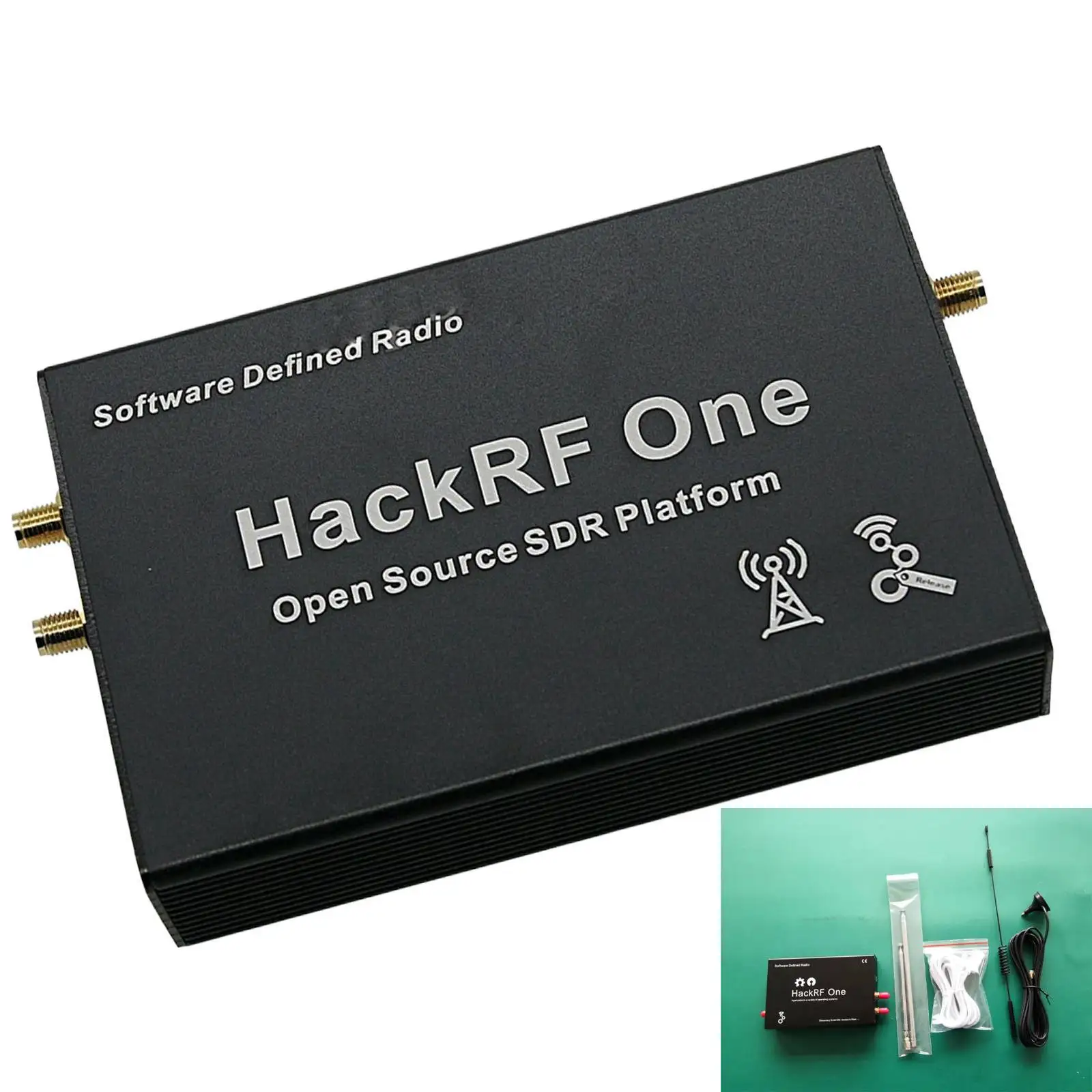 Bestellen Aluminium Legierung HackRF Ein Usb Plattform SDR Software Definiert Radio Open Source Software Definiert Radio Plattform SDR 1MHz Zu 6GHz