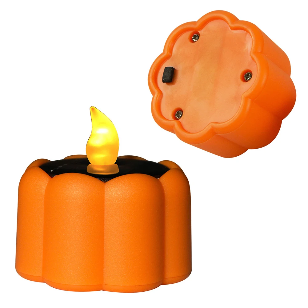 

Solar Pumpkin Light Can Charge Halloween Outdoor Rainproof LED Simulation Electronic Candle Light