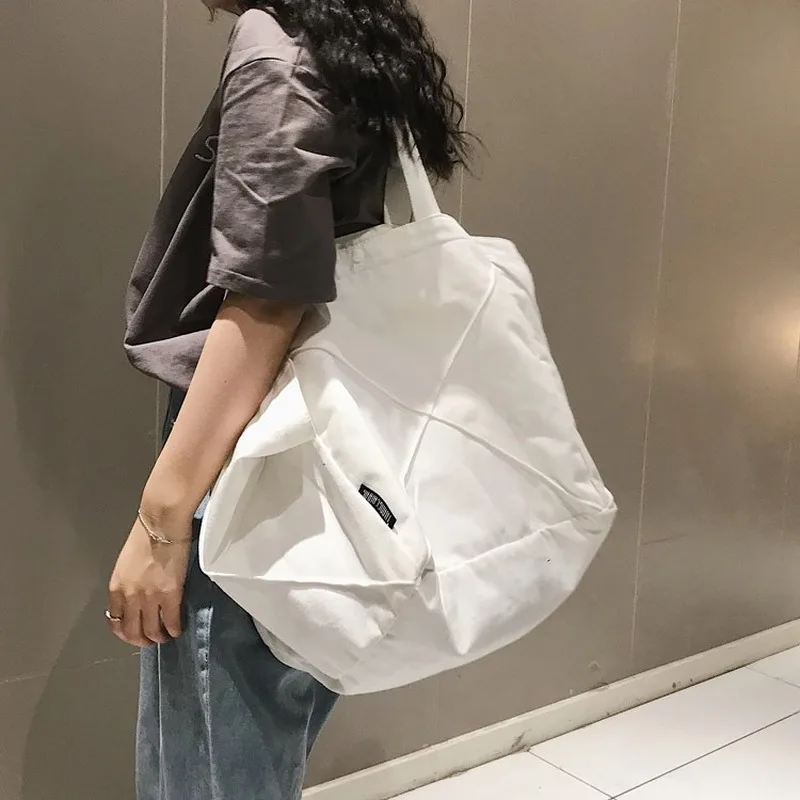 

Brand designer literary big bag 2020 new Korean version of high quality ladies canvas bag student shoulder bag tote bag