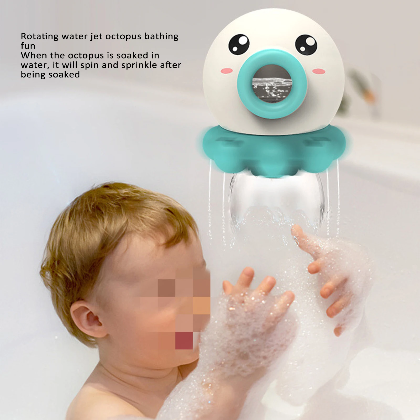 

Child Baby Bath Toys Kids Rotating Spray Water Octopus Model Toy For Wonderful Baby Girl Boy Plastic Funny Shower