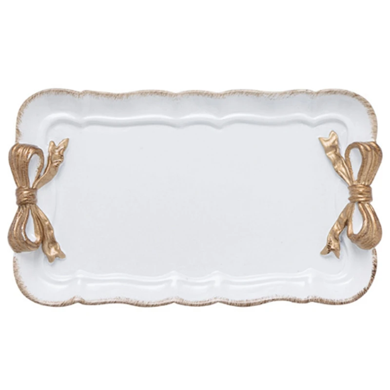 2 шт. европейский стиль лотки для хранения тортов с бантом органайзер макияжа