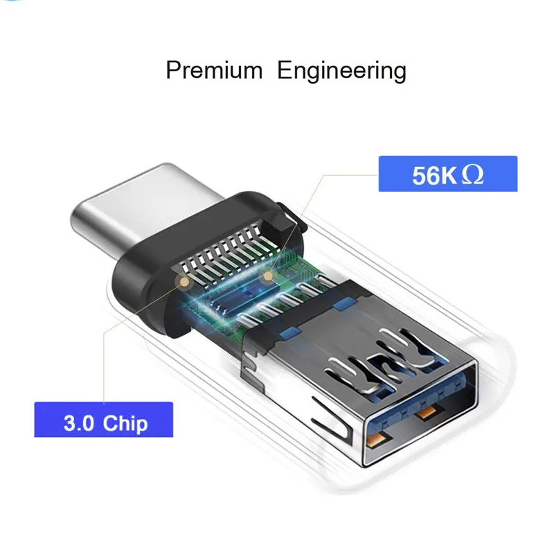 USB 3 0 к Type C OTG адаптер микро конвертеры лента для Samsung Huawei LG Xiaomi Tablet|Переходники и