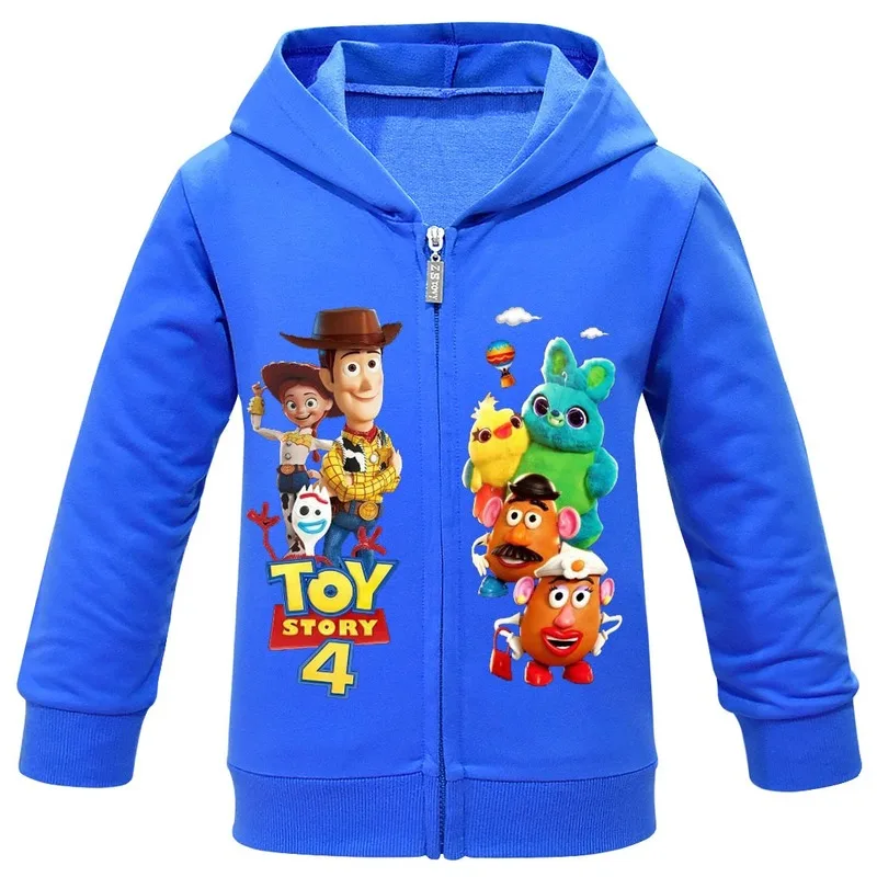 Детская толстовка с капюшоном Woody Весенняя повседневная одежда длинным рукавом