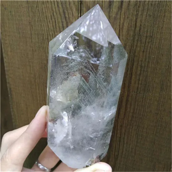 Phantom Himalaya Кристалл башня камень остров кристаллы Wicca Декор натуральный призрак кварц рейке исцеление хрустальные часы Пьер Ислан чакра