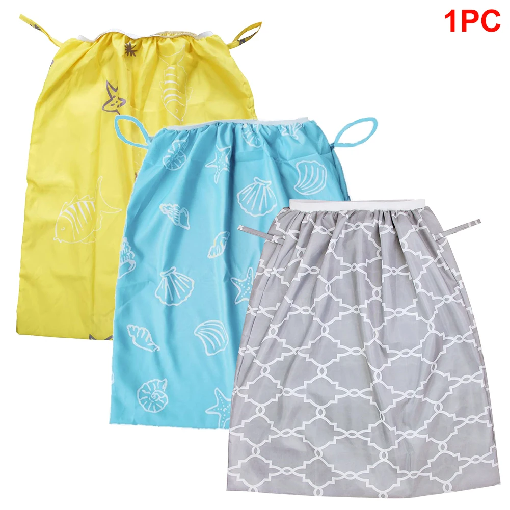 Водонепроницаемый мешок для хранения грязной одежды эластичный многоразовый