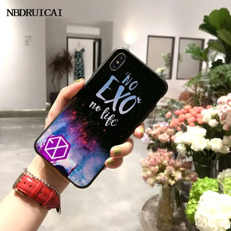 Чехол для телефона PENGHUWAN Kpop exo iPhone 11 pro XS MAX 8 7 6 6S Plus X 5S SE XR | Мобильные телефоны и
