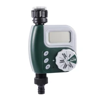 home garden irrigation automatic lcd display water timer electronic solenoid valve watering controller g34 adapter connector