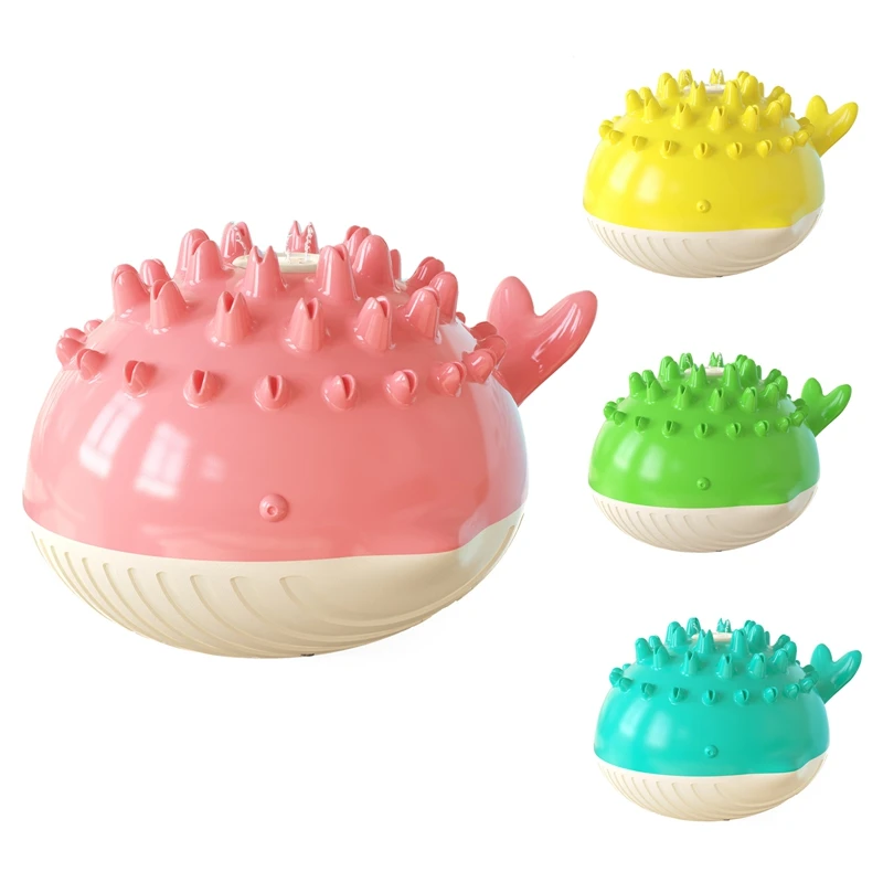

Pet Swimming Pool Floating Automatic Water Spray Toy Chewing and Molar Cleaning Toy Swimming Pool Toy