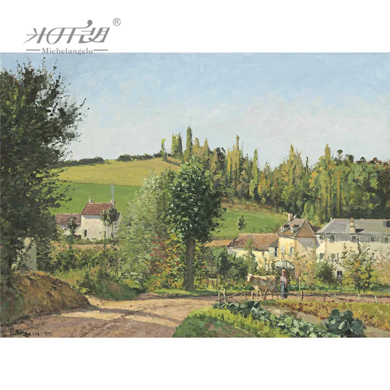 Микеланжело деревянные головоломки 500 1000 шт Camille Pissarro Path of Hermitage at Pontoise Живопись
