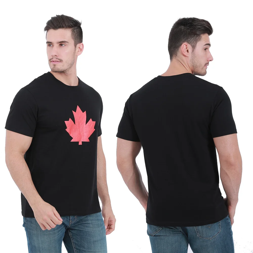 Высококачественная Футболка с принтом больших кленовых листьев Канады 1964 года