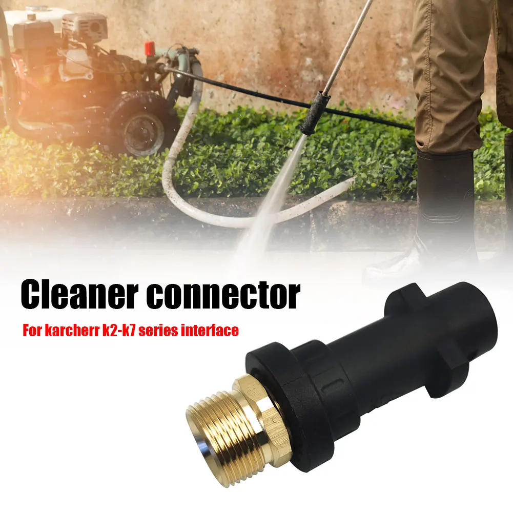 

High Pressure Car Wash Water Gun Snow Foam Lance Adapter Connector Pressure Washer M22-14mm Male Thread Connector 4000 PSI