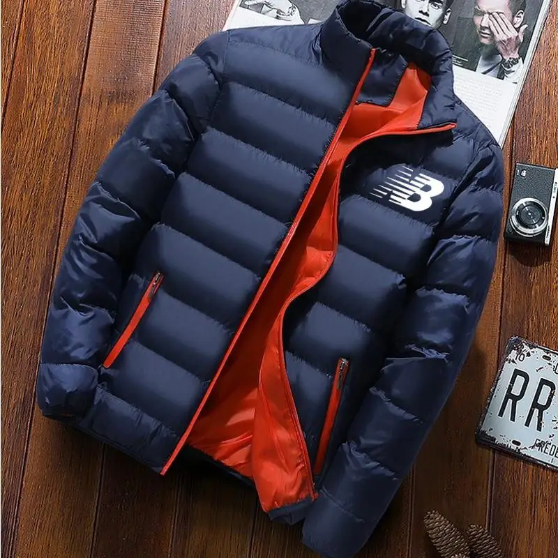 

2020 New Men Winter Jackets And Coats Male Parka Thick Warm Solid Color Men Padded Coat Overcoat Windbreaker Outerwear