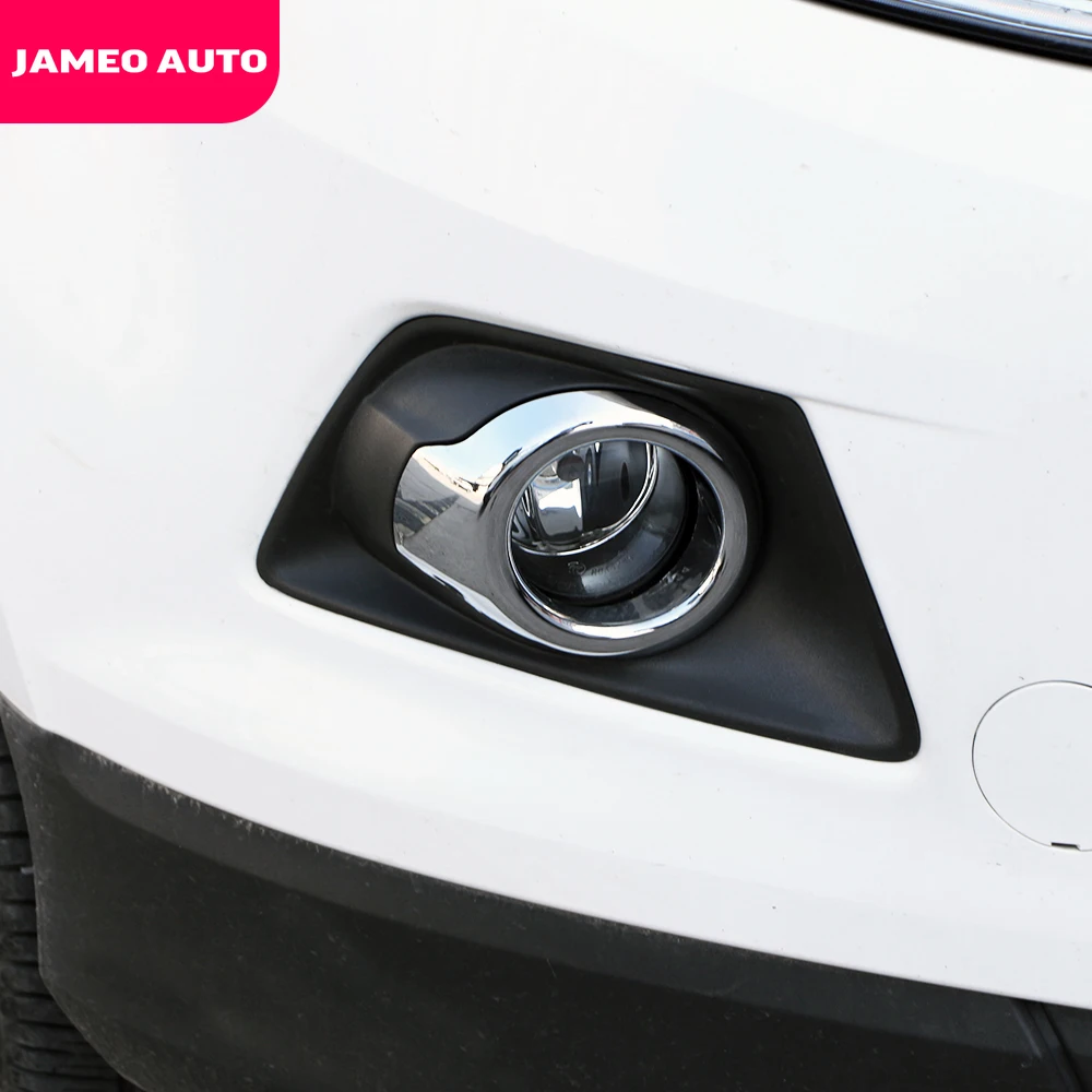 Jameo Auto 2 шт./компл. автомобильные хромированные передние противотуманные фары ABS