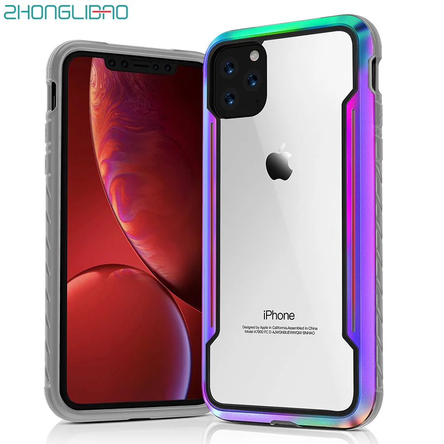 Ударопрочный чехол для телефона IPhone 11 Pro Max военный класс нескользящий