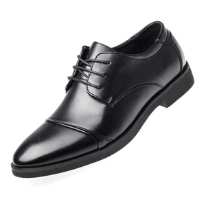 Luxury Business Oxford Leather Shoes Men Breathable Rubber Formal Dress Shoes Male Office Wedding Fl