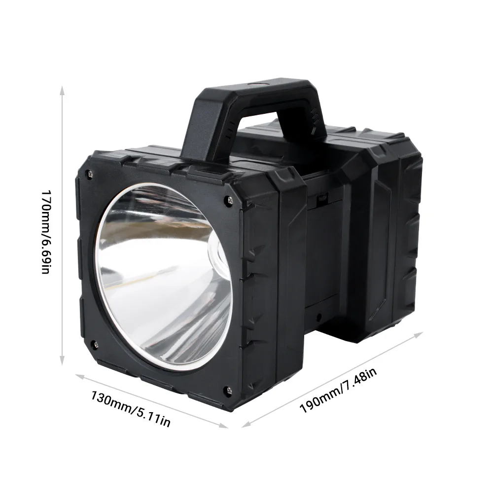 Солнечный светодиодный кемпинг Фонари с двойной головкой вспышки светильник