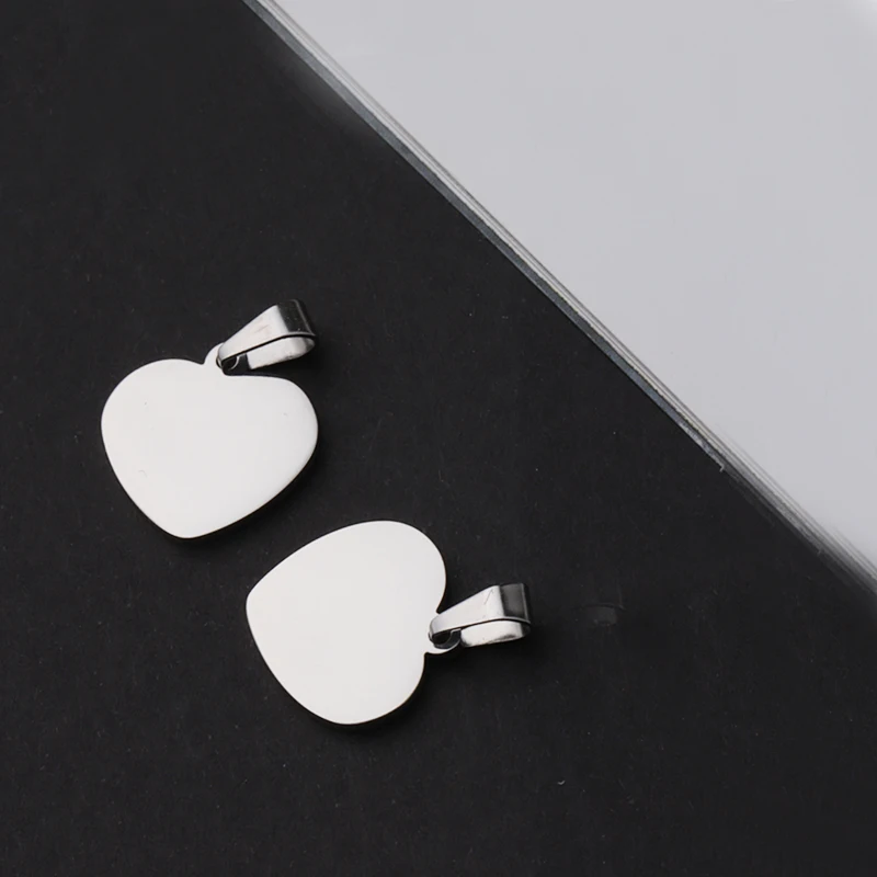 

Fnixtar 20Pcs 15mm Heart Charms Mirror Polish Stainless Steel Charms For DIY Making Necklace Bracelet Earrings Keychain Jewelry