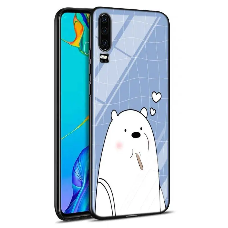 Милый вся правда о медведях для huawei P Smart Z плюс P30 P20 Pro P10 P9 P8 Lite Plus Супер Яркий глянцевый чехол для телефона чехол