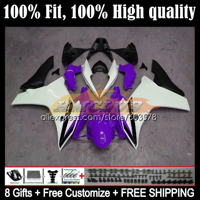 

Injection For HONDA CBR 600 F 600F CBR600 F F4i 87CL.67 CBR600F 11 12 13 14 CBR600F4i 2011 2012 2013 2014 Fairings Purple white