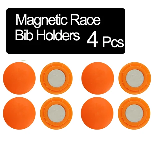 Magnetic Orange 4 Марафон, Триатлон, бегущий номер, тройной бег, тканевая Пряжка, фиксирующий номер, зажим, гоночный нагрудник, номер для поясной сумки, тканевые аксессуары - Цвет: Magnetic Orange 4