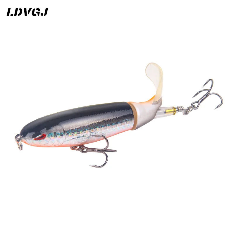 

1Pcs Whopper Plopper Fishing Lure 13g/15g/35g Catfish Lures For Fishing Tackle Floating Rotating Tail Artificial Baits Crankbait