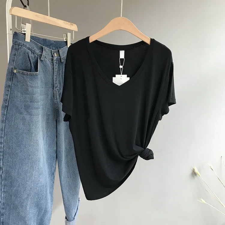

NEW Women's Fashion Leisure Soft Cotton Breathable Short Sleeve T-shirt