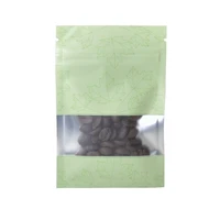 100pcslot self seal matte green aluminum foil bags bulk food snack sample package bag candy powder tea packing pouches