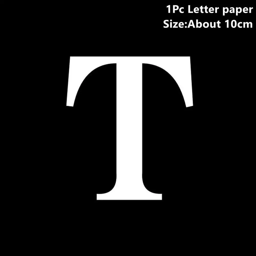 Paper Letter T Taoup детская прозрачная коробка для хранения воздушных шаров с днем рождения принадлежности для детского душа сувениры бумажная картонная коробка подарочная упаковка - Цвет: Paper Letter T