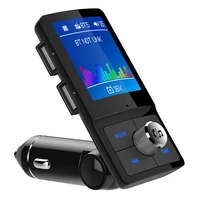 fm transmitter lcd display wireless bluetooth compatible handsfree mp3 player aux audio receiver usb support tf card u disk