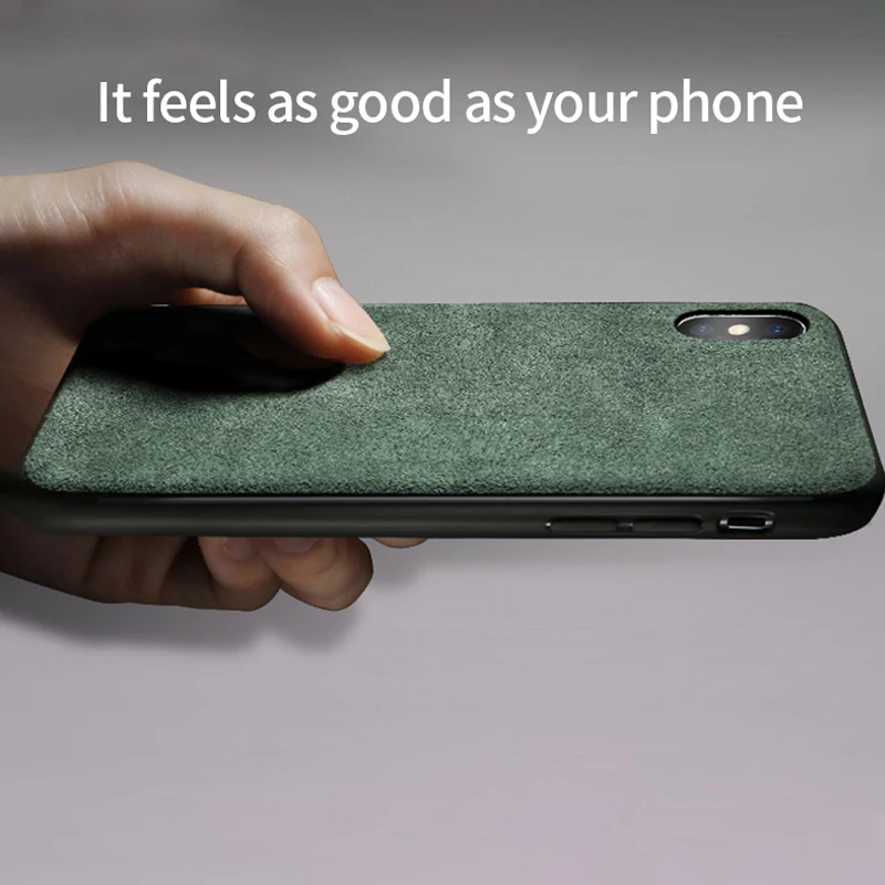 Чехол для телефона SanCore iPhone X XS Max чехол с логотипом на заказ алькантара из ТПУ в
