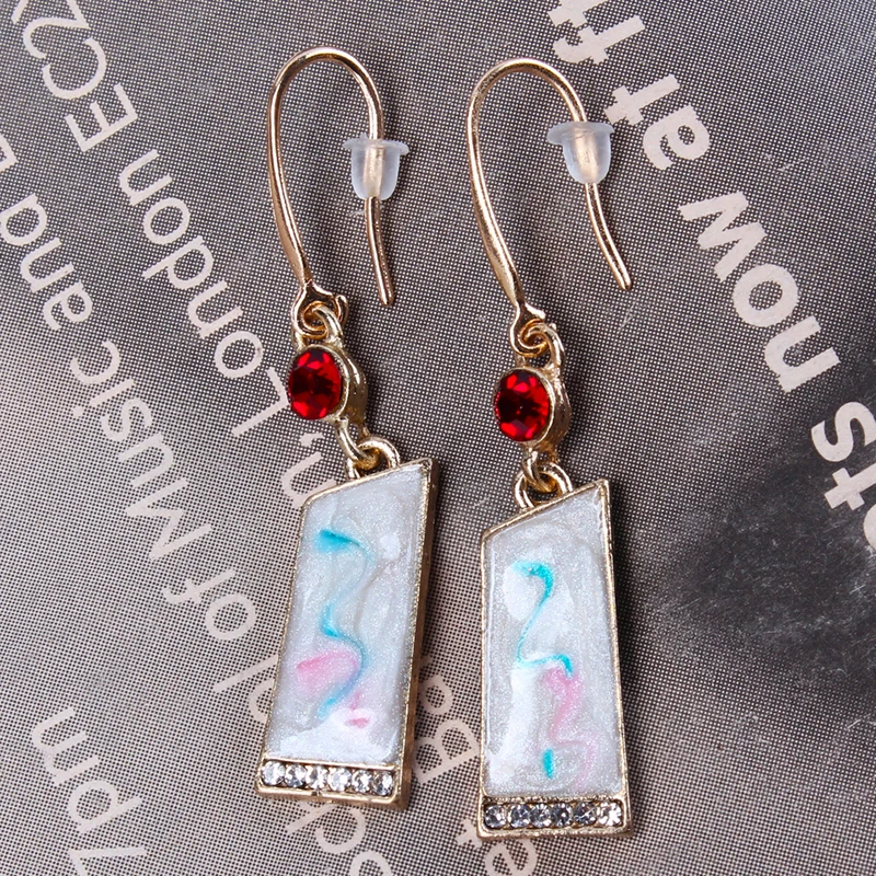 

New Korean Long Drop Earrings 2020 For Women Fashion Vintage Geometric Acrylic Dangle Hanging Earring Jewelry