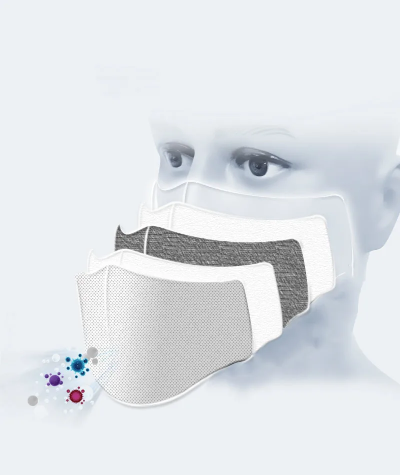 Для выведения токсинов 40 шт фильтры модная многоразовая смываемая маска против