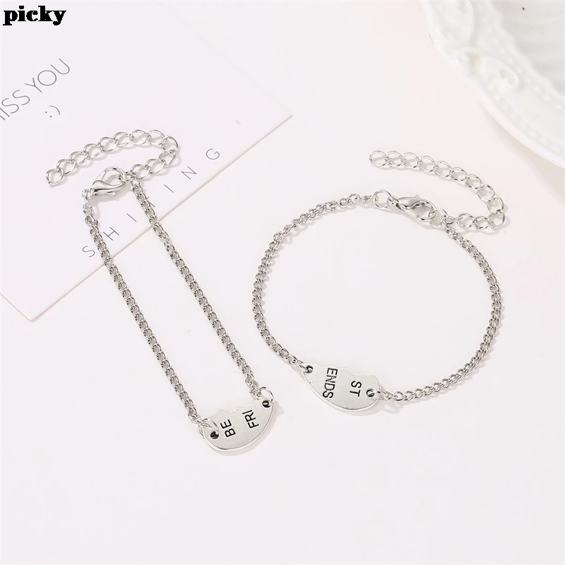 2 шт./компл. Браслет Лучший Друг для женщин и мужчин Bff браслеты Набор дружбы