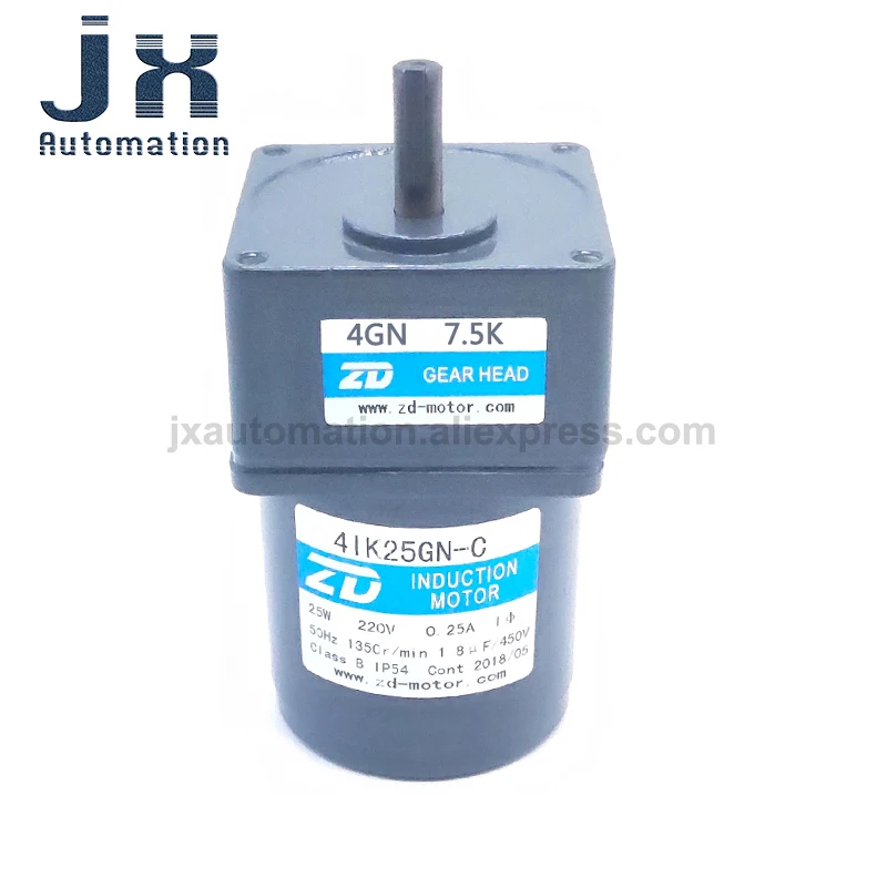 Fixo da Velocidade do Motor 4ik25gn-c-4gn7.5k da Indução da C.a. de zd Motor 25w 220v