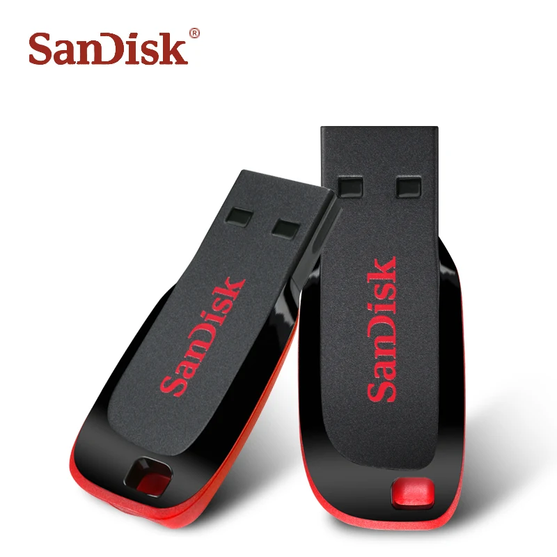 100% Оригинал SanDisk USB 2 0 SDCZ50 мини-флеш-накопители 64 ГБ 32 16 8 флеш-накопитель U диск