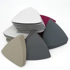 Бумага наждачная треугольная, водонепроницаемая, 30 шт., 90 мм, с липучкой, абразивный инструмент для шлифования, зернистость 1500, 2000, 5000