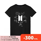 Женская футболка хлопок Автографы BTS