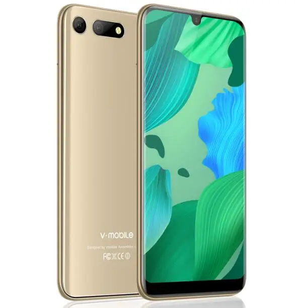 Золотой 4G LTE 3 ГБ RAM 32 Гб ROM TEENO Vmobile A60 мобильный телефон Android 8,1 5," HD+ 2.5D ips 3800mAh 4G Celular смартфон мобильный телефон - Цвет: Золотой