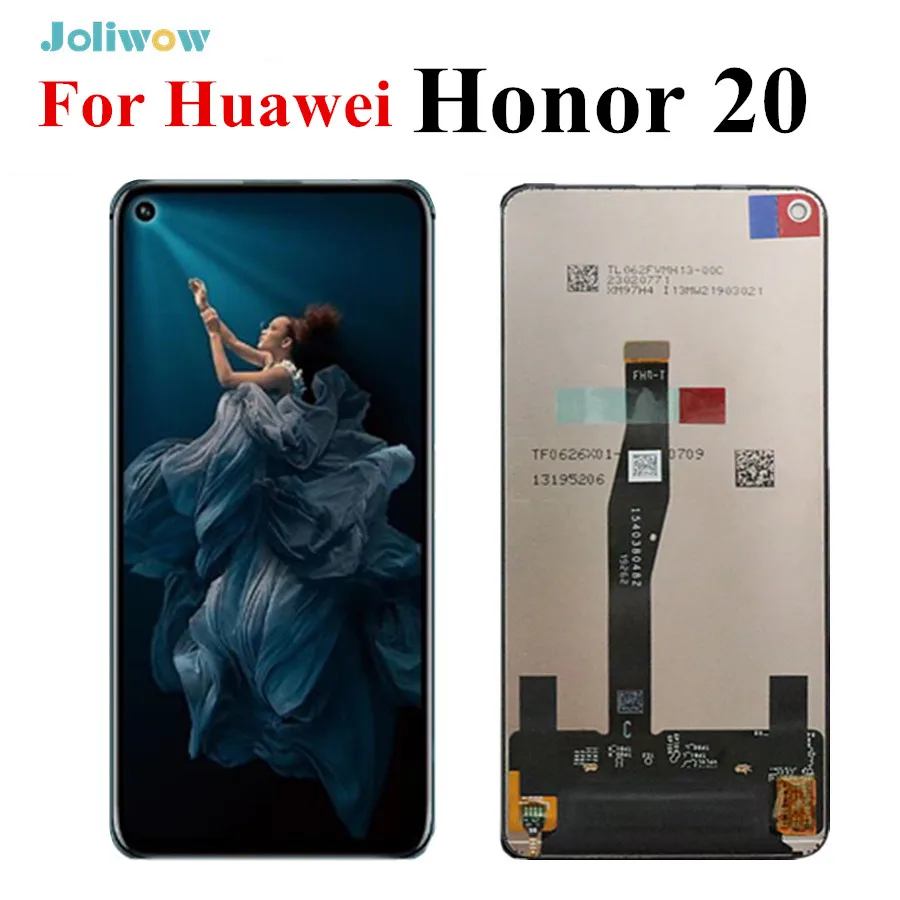 ЖК дисплей для Huawei Honor 20 с сенсорным экраном и дигитайзером в сборе honor20 YAL L21