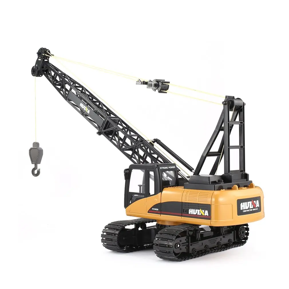 HUINA 1572 15ch RC сплав кран 1/14 2 4 ГГц инженерный подвижный латтированный крюк стрелы