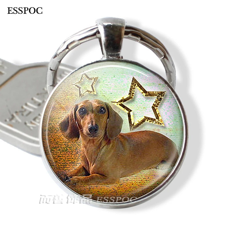 as show Keep Calm and Love Dog стеклянный кабошон для кулона брелок Кольца Брелоки бульдог хаски, Такса подарок для любимой собаки - Цвет: as show