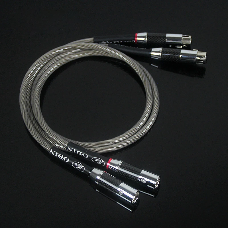 

Пара Odin посеребренный балансный аудиокабель с балансным штекером XLR из углеродного волокна