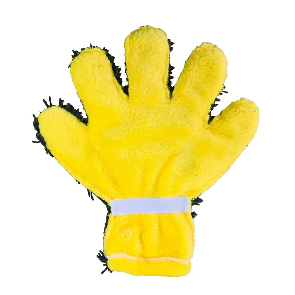 5 палец перчатки из тонкой шерсти синель Автомойка рукавицей перчатка для чистки