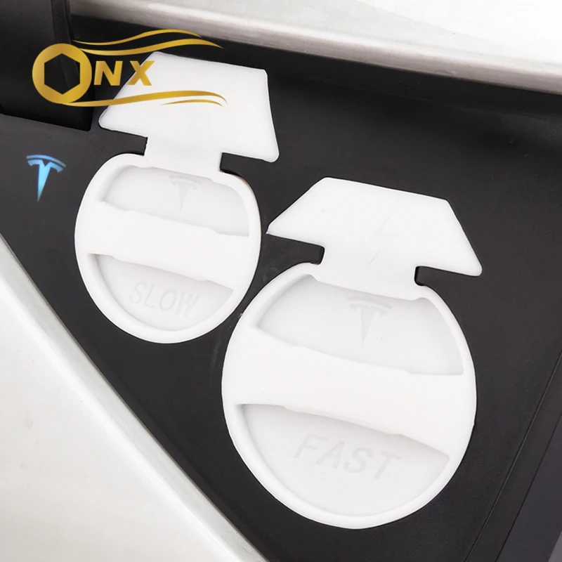 Автомобильный водонепроницаемый чехол для зарядного порта пылезащитный Tesla Model3