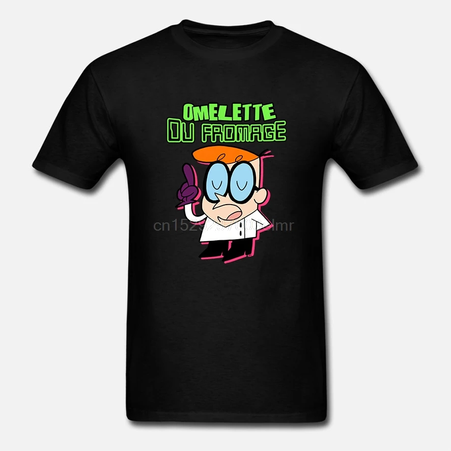 Мужская футболка Dexter Lab Omelette Du Fromage женская и | одежда